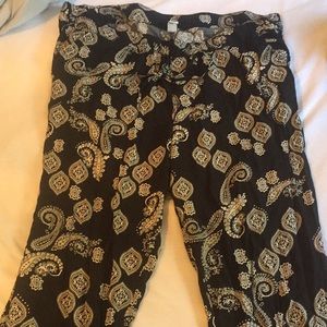 Paisley Pattern Joggers